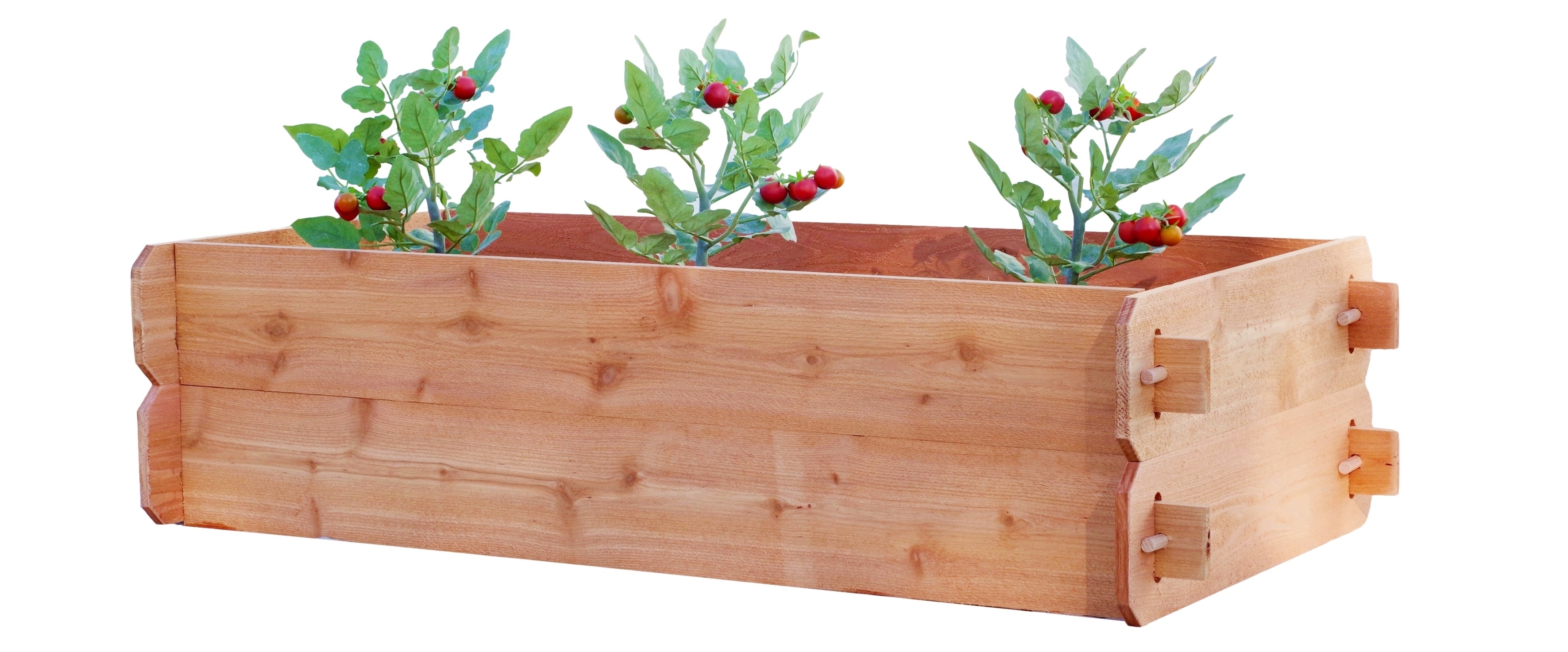 Raised Garden Bed Kit Double Deep (Two 2x4) Select Cedar