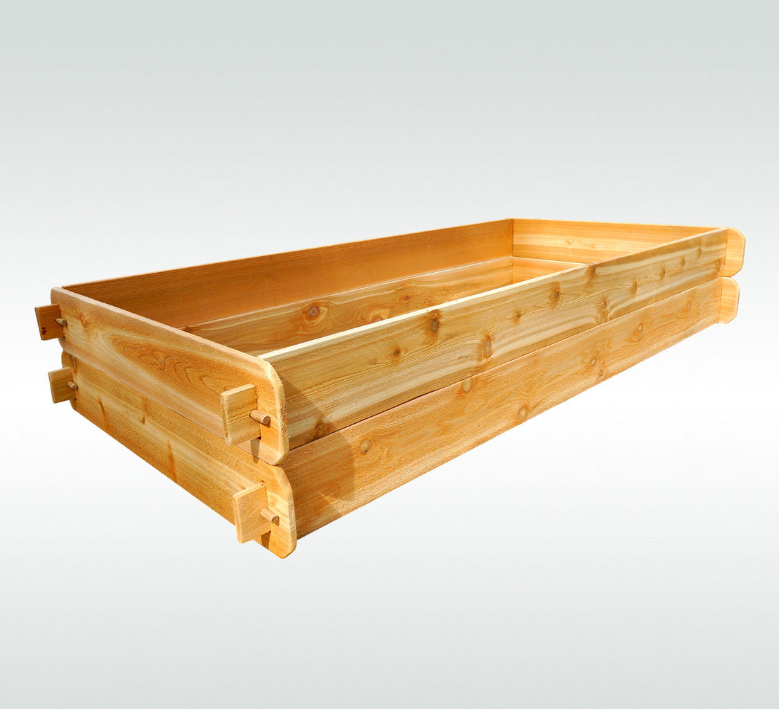 Raised Garden Bed Kit Double Deep (Two 3x6) Select Cedar